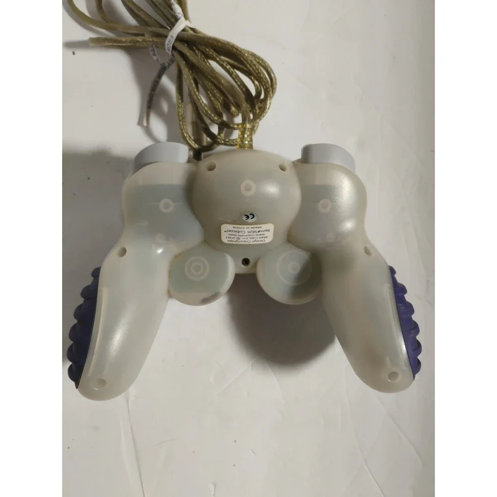 Clear MadCatz Nintendo GameCube Wired Controller #5626 Tested